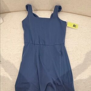 All in Motion Blue Mini Dress